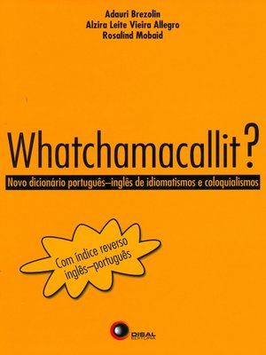 cover image of Whatchamacallit?